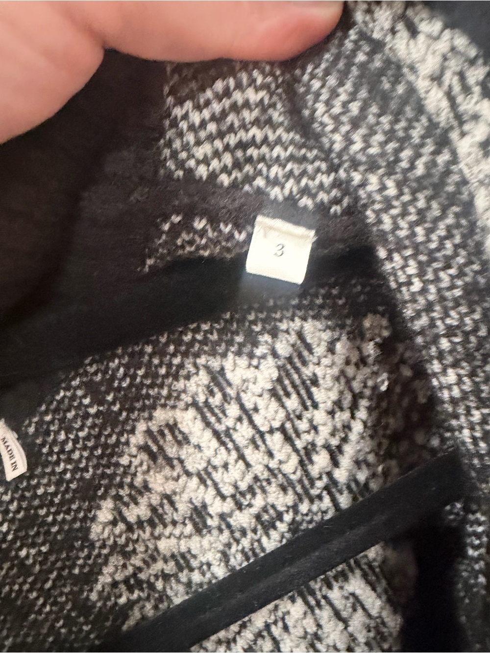 Sandro Floral Trucker Style Sweater - Picture 7 of 7